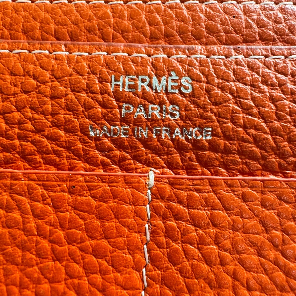 Orange Dogon Duo Wallet - Picture 5 of 11